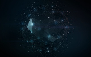 Dark background starry sky moon - a white circle free wallpaper