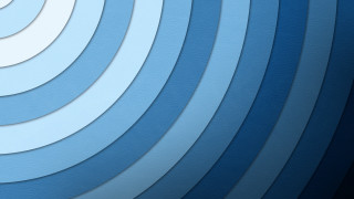 Blue white background circular clock - clock free wallpaper
