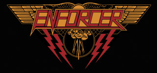 Black background red yellow logo 6 - biomechanical free wallpaper