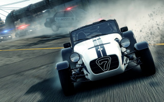 Car police speed motion blur - eleanor best free wallpaper