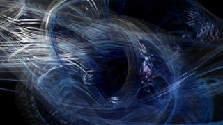 Blue white abstract black background - a blue swirl free wallpaper