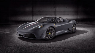 Grey sports car matte night - a grey sports car free wallpaper
