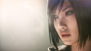 Woman black hair bob blurry - unreal engine 5 free wallpaper