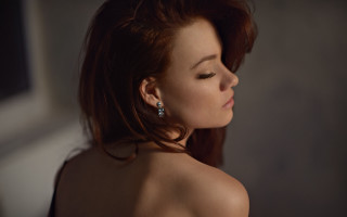 Woman elegant portrait anna hotchkis - low free wallpaper