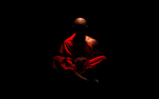 Man red robe glowing figure - andrew law free wallpaper