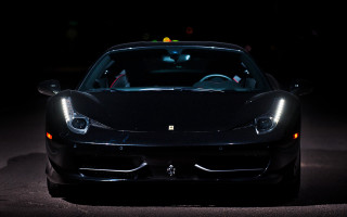 Black sports car hood up 5 - bernardo cavallino free wallpaper
