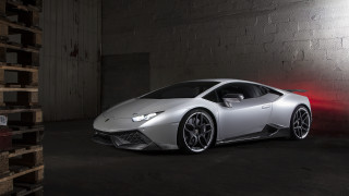 Silver sports car garage red 2 - rim free wallpaper