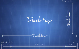 Blueprint desktop computer white ink - white ink free wallpaper