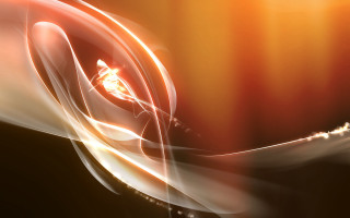 Curved light strip abstract art - a blurry background and a blurry background free wallpaper