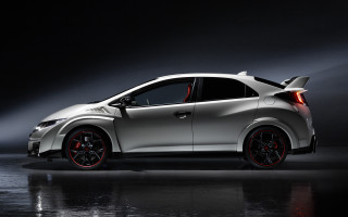White car red rims dark 2 - a spotlight free wallpaper