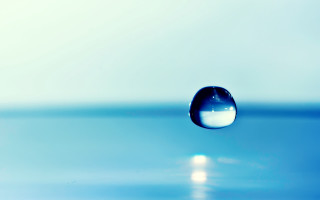 Water drop sky moonlight beach - a drop of water free wallpaper