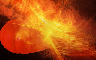 Red yellow apples abstract fire - david alfaro siqueiros free wallpaper