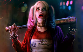 Woman baseballbat shockart detailedpainting stanleyartgerm - a baseball bat free wallpaper