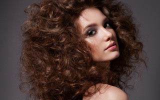 Woman curlyhair blowingwind rococo photorealistic - the wind free wallpaper
