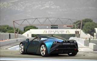 Futuristic car race track bridge - futuristic free wallpaper