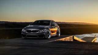 Bmw car ramp water sunset - sunset free wallpaper