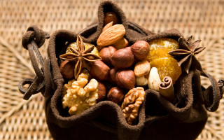 Nuts bag table wicker still - other thing free wallpaper