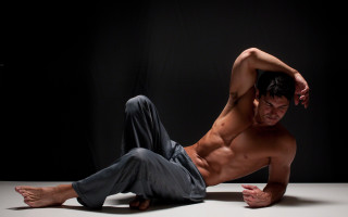 Handstand man dark room blood - a handstand free wallpaper