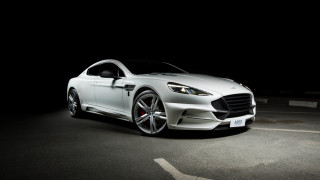 White sports car night parking 2 - an gyeon free wallpaper for desktop
