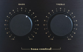 Black panel knobs controls bass - beeple free wallpaper