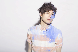 Blue pink shirt hair painted - painted free wallpaper