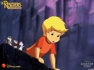 Young boy climbing wall mice - furry free wallpaper
