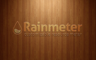 Wooden wall rainmeter logo wooden - a wooden floor free wallpaper