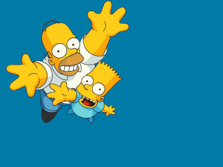 Cartoon character two characters blue - les nabis free wallpaper
