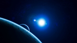 Bright earth horizon moon light - space free wallpaper for desktop