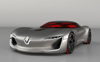 Silver car red lights gray - a gray background free wallpaper