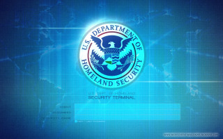 Department command security logo blue - plain background free wallpaper for desktop