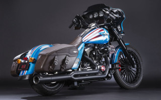 Blue black motorcycle edroth detailed - ed roth free wallpaper