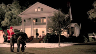 Couple people house night santa - clark voorhees free wallpaper