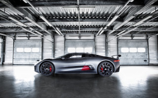 Silver sports car garage windows - a garage free wallpaper