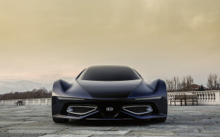 Futuristic car digital rendering artdeco - art deco free wallpaper
