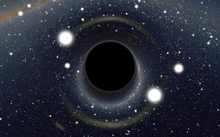 Black hole galaxy stars aya - a black hole in the center free wallpaper