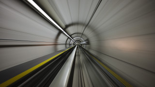 Tunnel train blurry precisionism tiltshift - boleslaw cybi free wallpaper