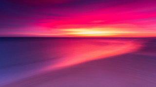 Colorful sunset ocean wave pink - anthony s waters free wallpaper