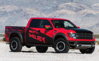 Red truck desert mountains cobra - a red truck free wallpaper