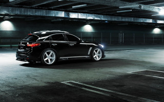 Black car parking garage night - a parking garage free wallpaper