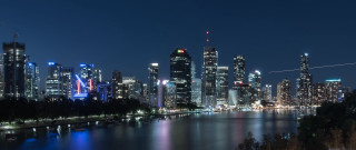 City skyline night river bridge 20 - andrew law free wallpaper