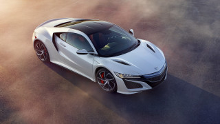 White sports car fog sunbeam - panfuturism free wallpaper