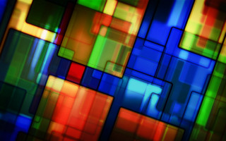 Colorful squares geometric abstract triadic - cubist free wallpaper