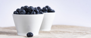 White cups blueberries outdoor food - blueberry free wallpaper