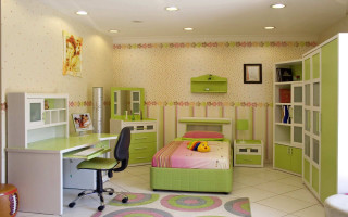 Bedroom bed interior cozy relaxing - the bed free wallpaper