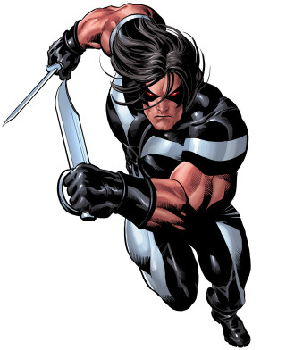 Man black white costume holding - a sword and a sword free wallpaper
