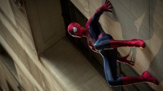 Spiderman upside down city shadow - a spider man free wallpaper