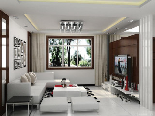 Living room large window white - a large window free wallpaper