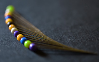 Wooden stick beads macro shallow - bead free wallpaper