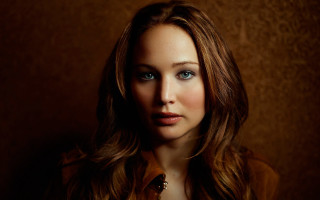 Woman blueeyes brownshirt brownwall photorealism - a brown shirt free wallpaper